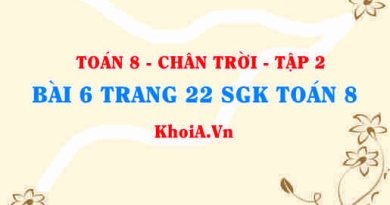 Bài 6 trang 22 Toán 8 Chân trời sáng tạo Tập 2